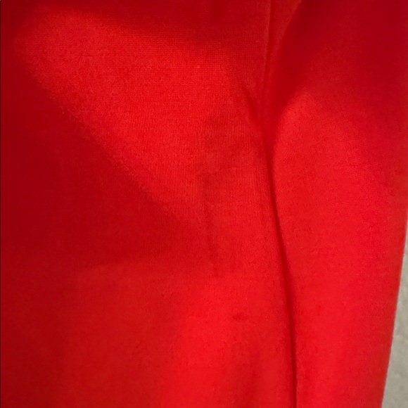 Fun Orange-red One-Shoulder Ruffle Dress - Picture 9 of 9